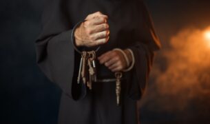 medieval monk holds a bunch of keys in hands 2021 08 26 16 26 37 utc Šarlatáni – ako klamliví liečitelia ovládali obyvateľov južného Slovenska?