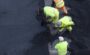 workers during asphalting road work on city street 2022 12 16 11 16 29 utc Ulicu v Nových Zámkoch na mesiac uzavrú. Opravená mala byť už minulý rok