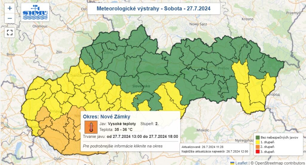 shmusobota Čaká nás horúci víkend. Teploty sa môžu vyšplhať až na tridsaťšesť stupňov