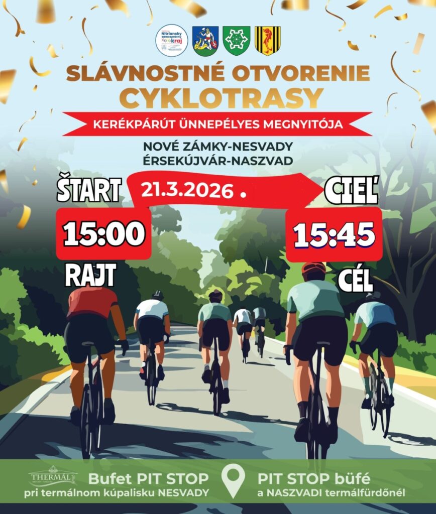 653793265 1264394785836319 1993925502109159536 n Už túto sobotu: Slávnostné otvorenie nového úseku Ponitrianskej cyklomagistrály Nové Zámky - Nesvady